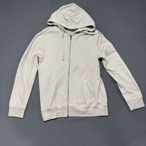 Goodfellow & Co Men's Full Zip Fleece Hoodie Light Gray Pullover Hoodie Size M